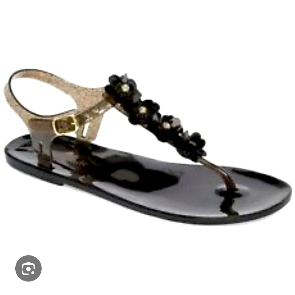 Kate Spade Jelly Black Sandals
